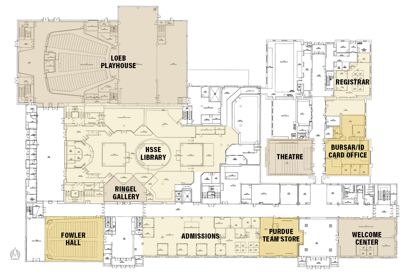 Stewart Center First Floor floor plan