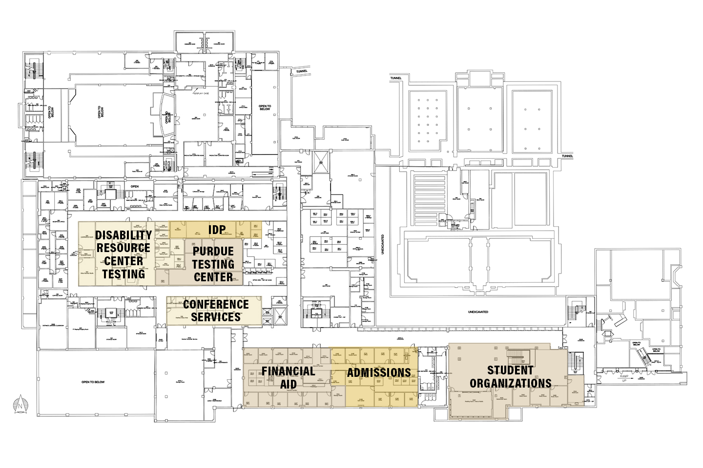 Stewart Center Ground Floor floor plan